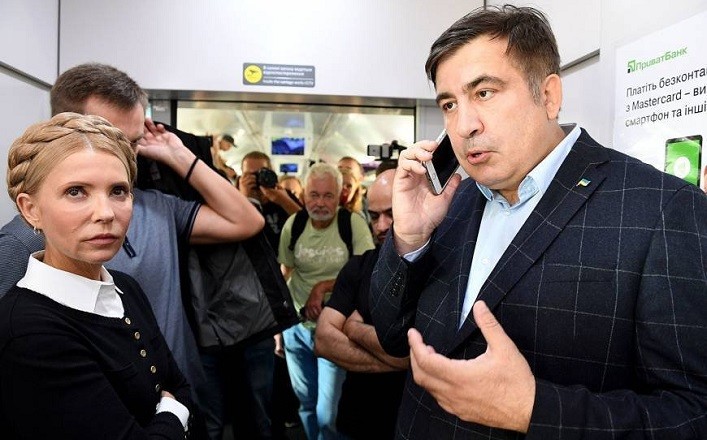 Михаил Сааккашвили дебил Юлия Тимошенко