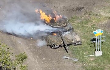 ВСУ сожгли «непобедимый» российский танк «Прорыв»