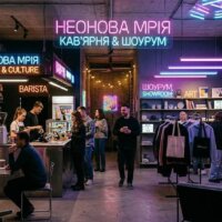 Чому кав’ярні та шоуруми в Києві масово переходять на неонові інтер’єри