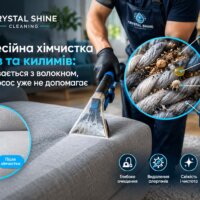 Професійна хімчистка меблів та килимів: що відбувається з волокном, коли пилосос уже не допомагає